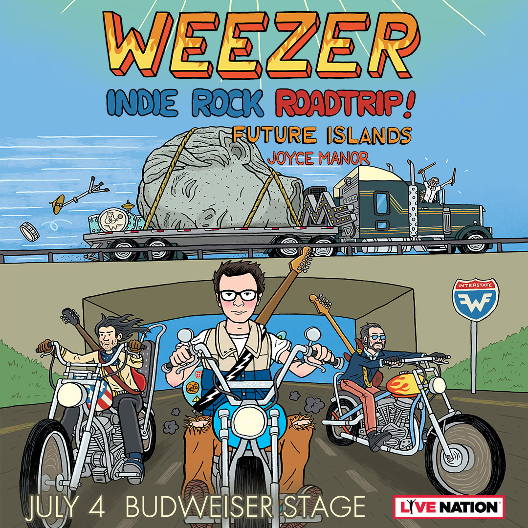 激レア！weezer Dust West Tour 2002 T アメリカ製 古着 00s Foozer Weezer × Foo Fighters 2005 豪華 ツアー オルタナ